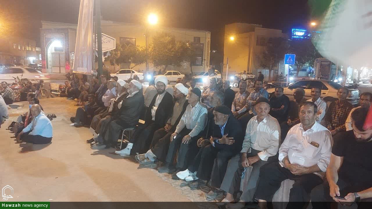 حضور جانشین مدیر حوزه علمیه استان اصفهان در اجتماع مردمی شهرهای هرند و ورزنه + تصاویر