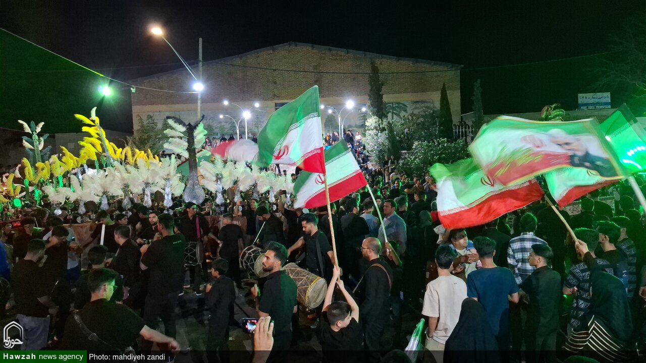 کلیپ| آیین سنتی و معنوی «علم‌گردانی» در شهر جوپار