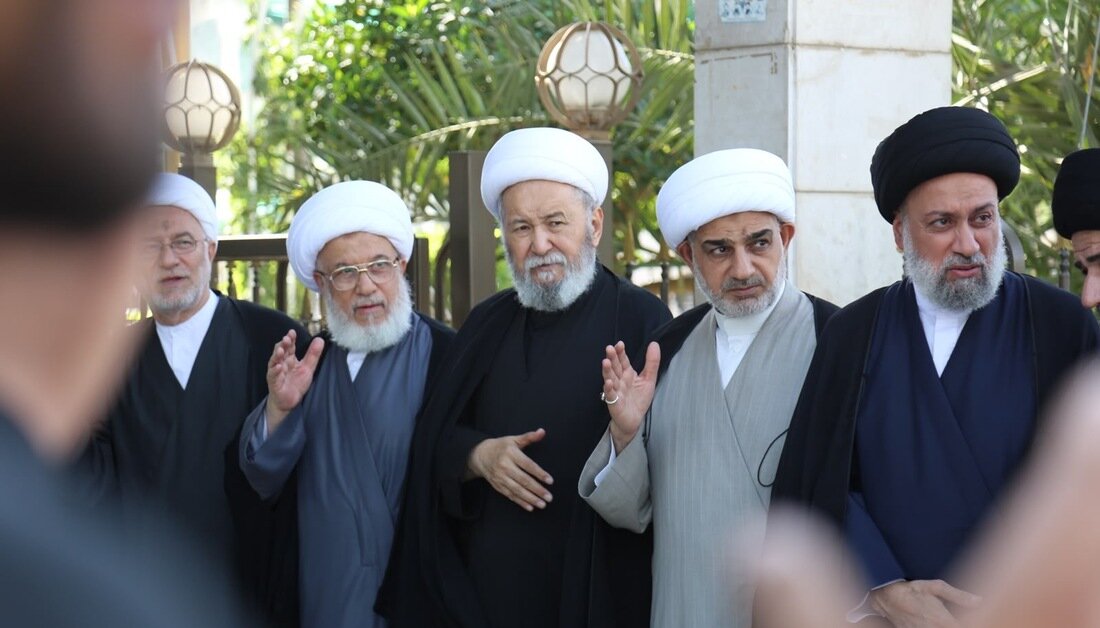 برگزاری مراسم بزرگداشت آیت الله العظمی فیاض از سوی آستان مقدس حسینی و عباسی در بین الحرمین کربلا + تصاویر