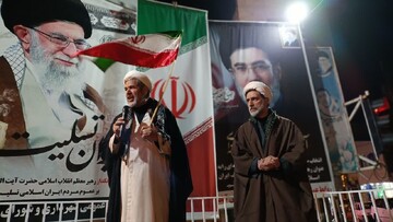 تصاویر/ مردم بستان آباد پای کار نظام و رهبری