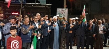 تصاویر/ تجمع مردمی در شهرستان ورزقان