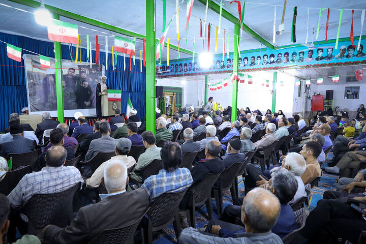 تصاویر / مراسم گرامیداشت شهدای جنگ دوازده روزه با حضور امام جمعه قزوین