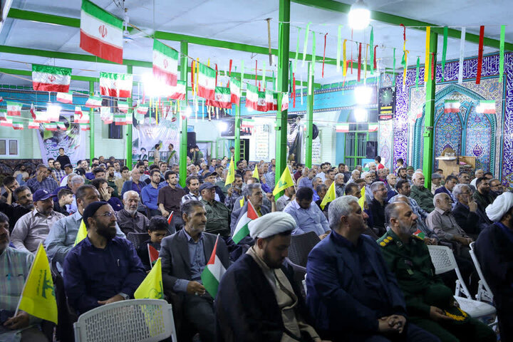 تصاویر / مراسم گرامیداشت شهدای جنگ دوازده روزه با حضور امام جمعه قزوین