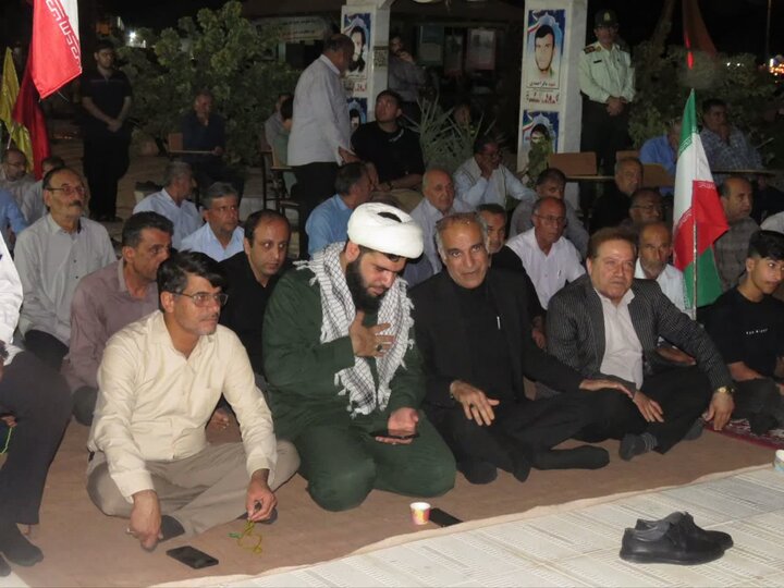 تصاویر/ تجمع خیابانی مردم کاکی در بیعت با رهبر انقلاب