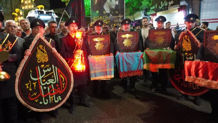 تصاویر/ برگزاری مراسم وداع با پیکر مطهر شهید حسین رسولی در چالدران