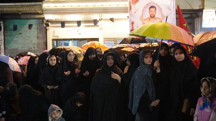 تصاویر/ برگزاری مراسم وداع با پیکر مطهر شهید حسین رسولی در چالدران