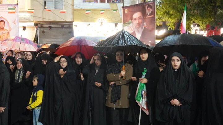 تصاویر/ برگزاری مراسم وداع با پیکر مطهر شهید حسین رسولی در چالدران