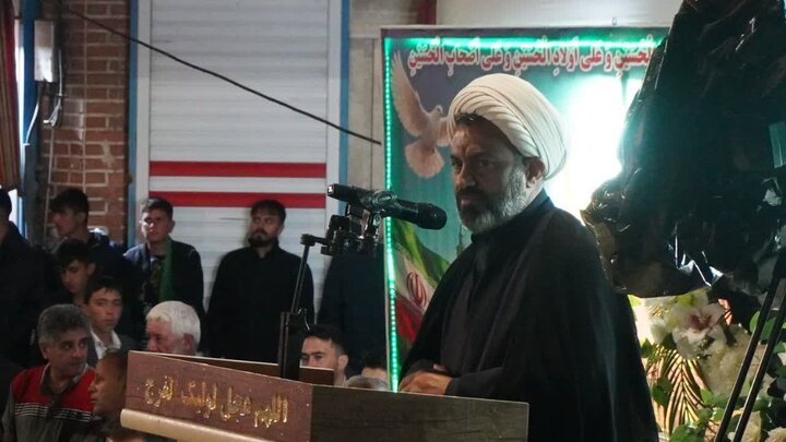 تصاویر/ برگزاری مراسم وداع با پیکر مطهر شهید حسین رسولی در چالدران