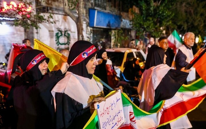 تصاویر/ تجمع اقتدار در میدان فردوسی
