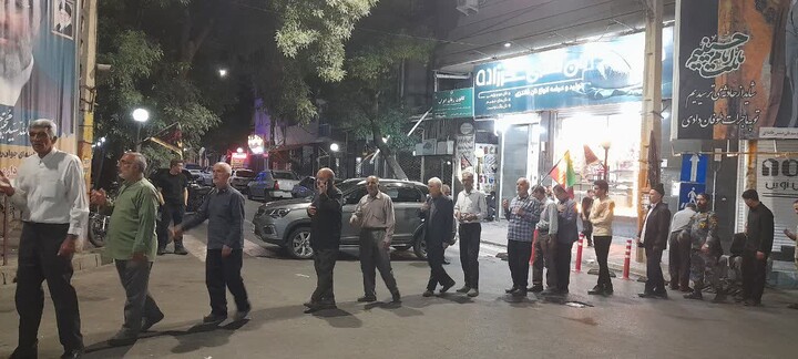 تصاویر/ مردم اسکو  پای کار نظام و رهبری