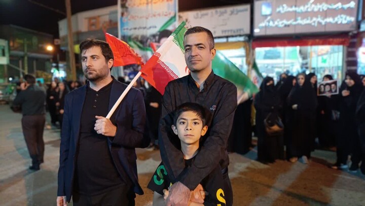 تصاویر/ مردم بستان آباد پای کار نظام و رهبری