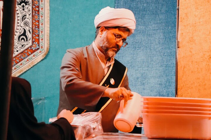 تصاویر / فعالیت‌های فرهنگی و تبلیغی موکب حوزه علمیه بناب