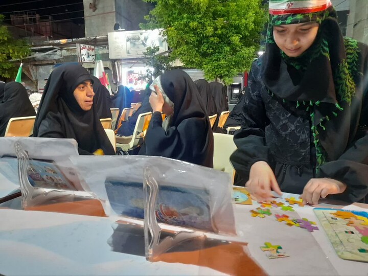 تصاویر / فعالیت‌های فرهنگی و تبلیغی موکب حوزه علمیه هشترود
