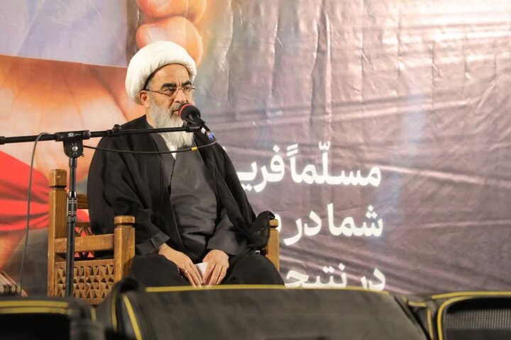 تصاویر/ حضور آیت‌الله فاضل لنکرانی در اجتماع مردم یزد