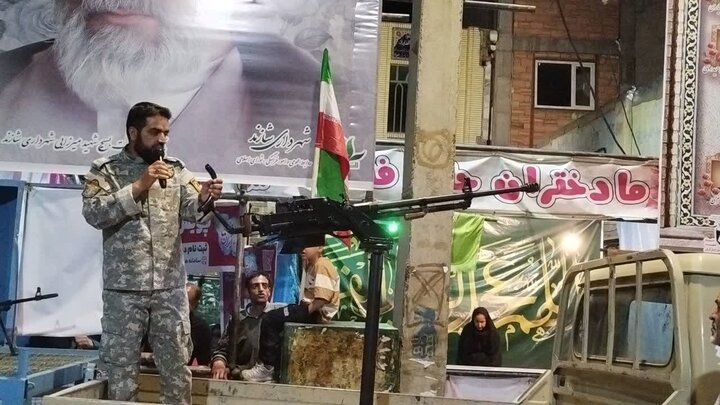 تصاویر/آموزش سلاح و مهمات اسلحه کلاش، تیربار و دوشکا در شهرستان شازند