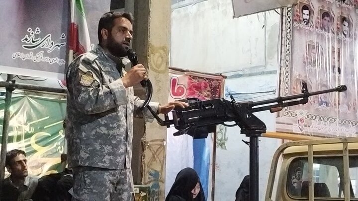 تصاویر/آموزش سلاح و مهمات اسلحه کلاش، تیربار و دوشکا در شهرستان شازند