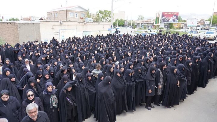 تصاویر/ مراسم تشییع پیکر مطهر شهید والا مقام حسین رسولی در چالدران