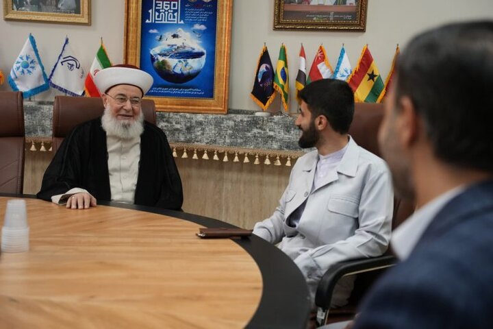 تصاویر /بازدید رئیس هیئت امنای تجمع علمای مسلمانان لبنان از دانشگاه باقرالعلوم(ع)