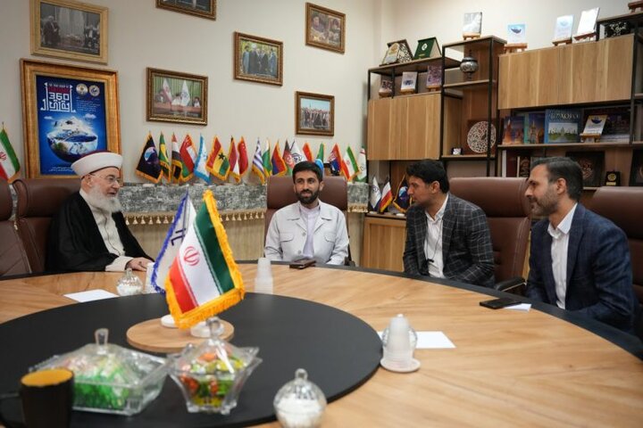 تصاویر /بازدید رئیس هیئت امنای تجمع علمای مسلمانان لبنان از دانشگاه باقرالعلوم(ع)