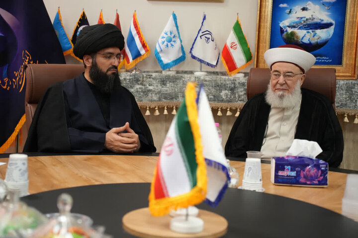 تصاویر /بازدید رئیس هیئت امنای تجمع علمای مسلمانان لبنان از دانشگاه باقرالعلوم(ع)