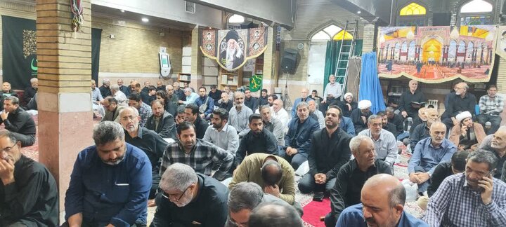 تصاویر/ مراسم ترحیم امام جماعت مسجد جامع ابوذر