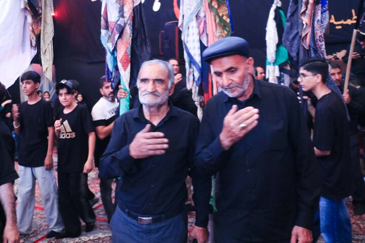 تصاویر| مراسم علم بندان در هیئت فاطمی بیرجند