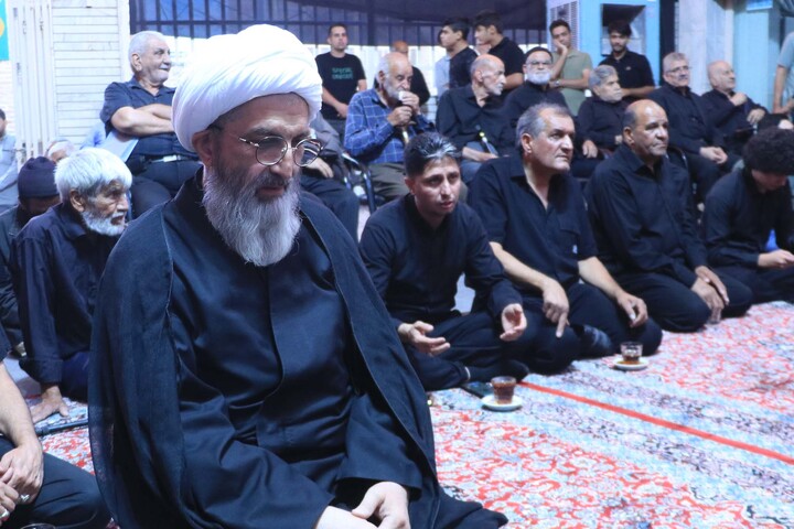 تصاویر| مراسم علم بندان در هیئت فاطمی بیرجند