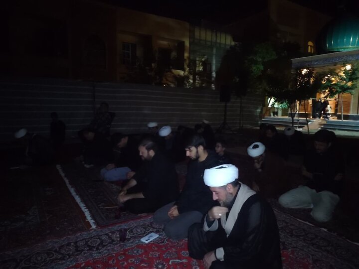 تصاویر/برگزاری شب اول محرم با شکوه و معنویت فراوان در مدرسه علمیه امام صادق (ع) قروه