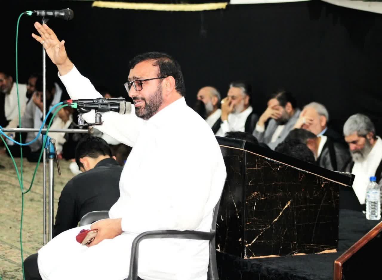قائد ملت جعفریہ پاکستان کی اہلیہ کی مجلسِ چہلم / علماء کرام و سفیرِ ایران سمیت مختلف شخصیات کی شرکت