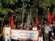 تصاویر/ ادارۂ منہاج الحسین لاہور میں استقبال محرم الحرام اور علم کا جلوس برآمد