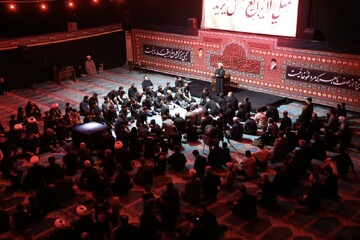 تصاویر/ شب اول محرم هیئت فاطمیون مصلی ارومیه