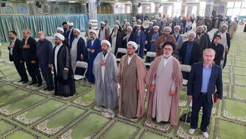 فیلم| گوشه‌هایی از اجتماع قرارگاه «بلاغ مبین» در شهرکرد