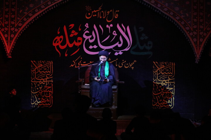 تصاویر/ شب اول محرم هیئت رزمندگان اسلام یزد