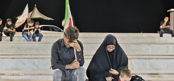 تصاویر/ اجتماع خیابانی مردم کنگان در ایستگاه ۱۰۷