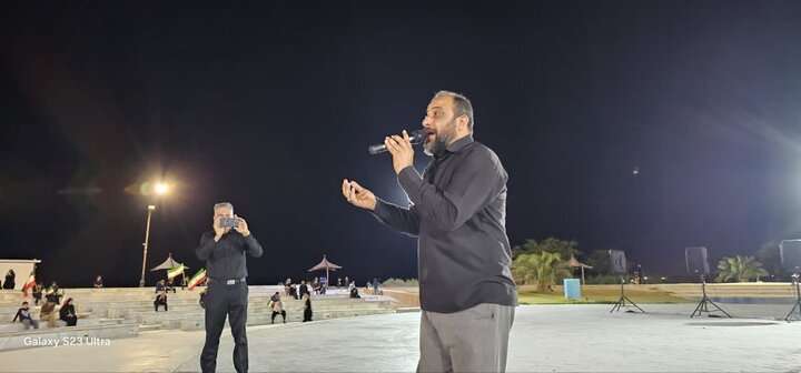 تصاویر/ اجتماع خیابانی مردم کنگان در ایستگاه ۱۰۷