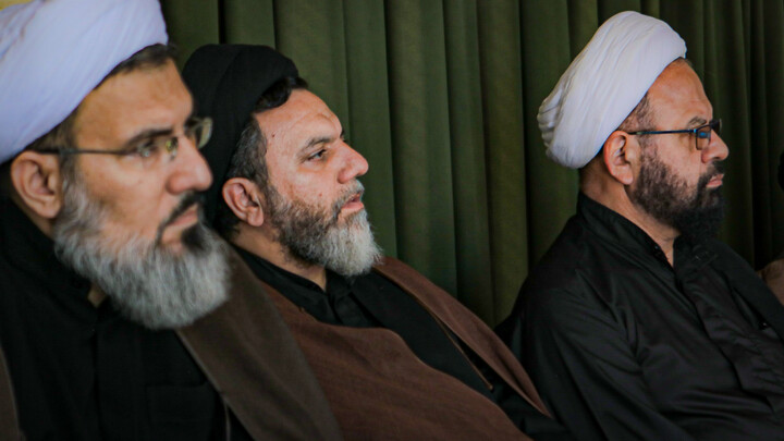 تصاویر/ جلسه اقامه عزای حسینی در مدرسه علمیه آیت الله آخوند