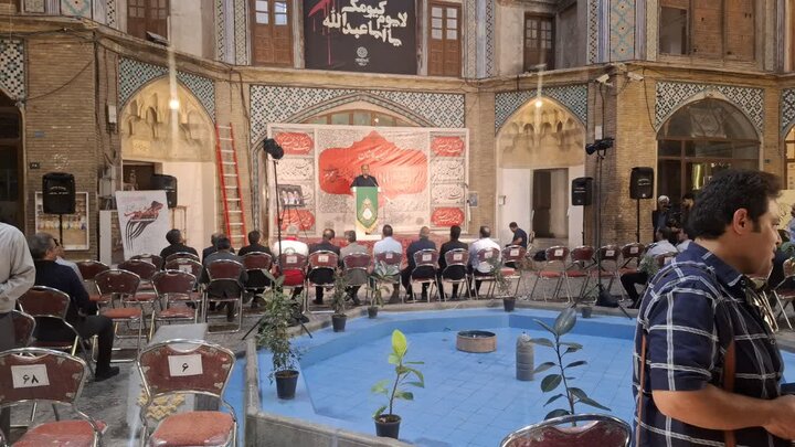 تصاویر/ آیین چاووش‌خوانی محرم در تیمچه امین‌الدوله کاشان