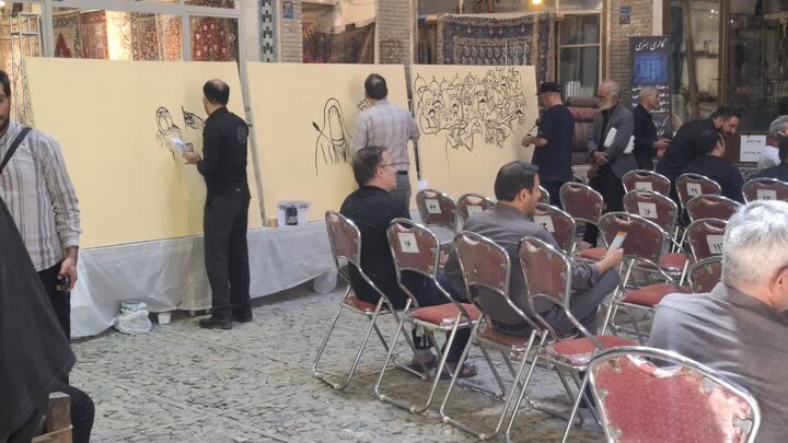 تصاویر/ آیین چاووش‌خوانی محرم در تیمچه امین‌الدوله کاشان