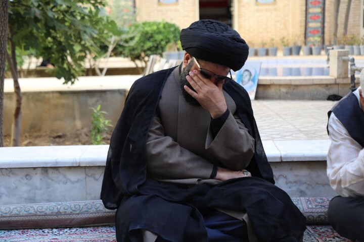 تصاویر/ اولین روز مجلس عزاداری محرم حوزه علمیه استان یزد برگزار شد