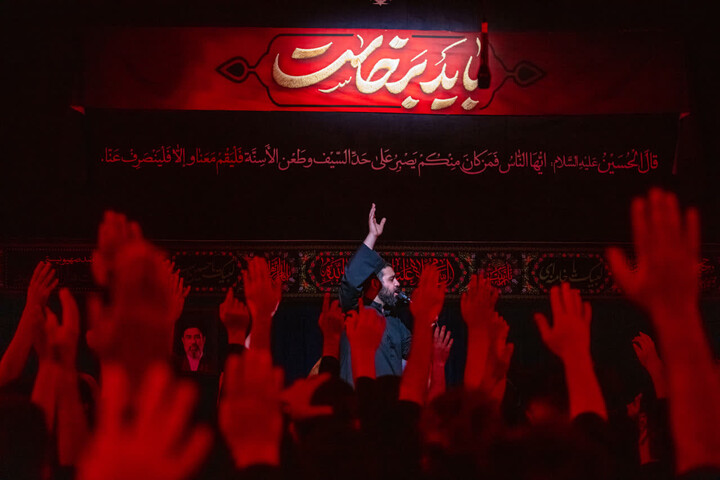 تصاویر/ شب اول محرم هیئت ضد صهیونیستی انصارولایت دارالعباده یزد