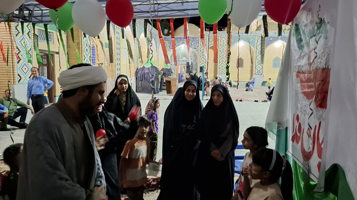 تصاویر/ بازدید مسئول مبلغات شهرستان کرمان از موکب کودک مبلغات شهر جوپار