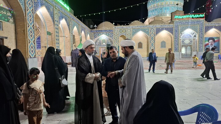 تصاویر/ بازدید مسئول مبلغات شهرستان کرمان از موکب کودک مبلغات شهر جوپار