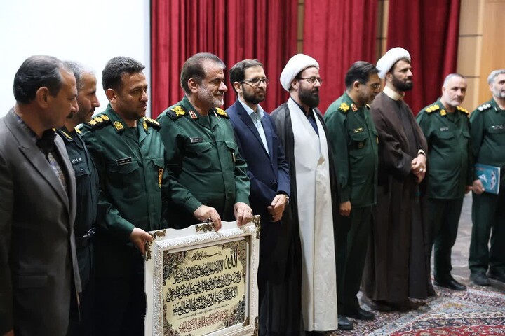 تصاویر/ آیین سنگرسپاری و معارفه فرمانده سپاه شهرستان بهار