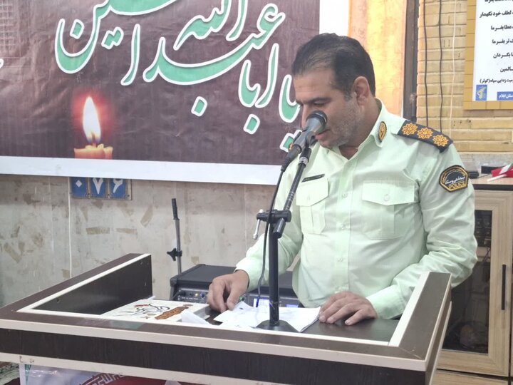 تصاویر/گرد همایی عاشورائیان در شهرستان بدره