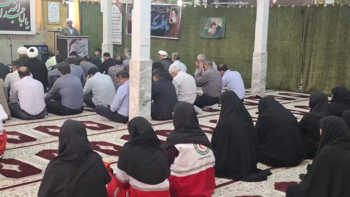تصاویر/گرد همایی عاشورائیان در شهرستان بدره