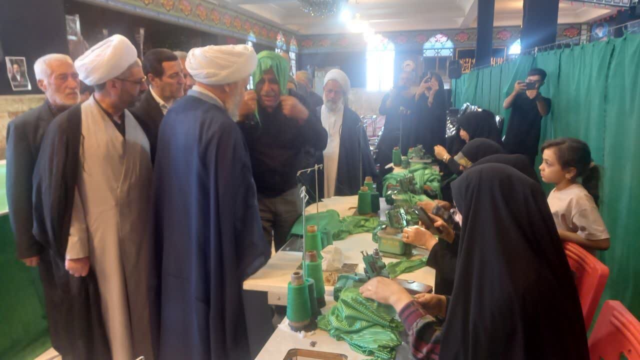 کارگاه دوخت لباس شیرخوارگان حسینی در آران وبیدگل افتتاح شد