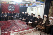 تصاویر/ دفتر آیت اللہ العظمیٰ فاضل لنکرانیؒ میں دوسرے روزِ محرم کی مجلسِ عزاء منعقد
