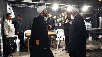 تصاویر/ بازدید مدیر حوزه علمیه استان گیلان از موکب مدارس علمیه شهرستان رشت