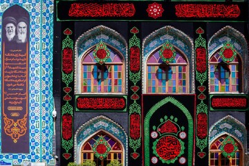 تصاویر/ امامزاده صالح(ع) سیاهپوش محرم