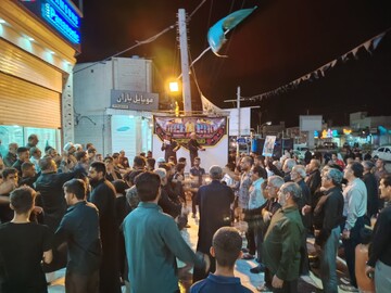 تصاویر/ سوگواری شهر عاشورائیان در سنگر خیابان